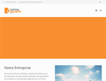Tablet Screenshot of capital-securite.fr